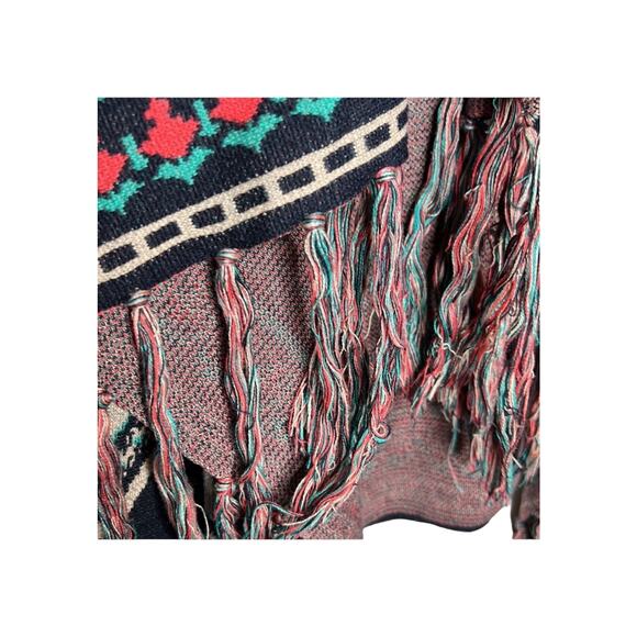 Flying Tomato Sweater Women's Size S Aztec Tribal Open Cardigan Long Sleeve - Picture 6 of 8